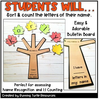 Fall Leaf Name Craft EDITABLE