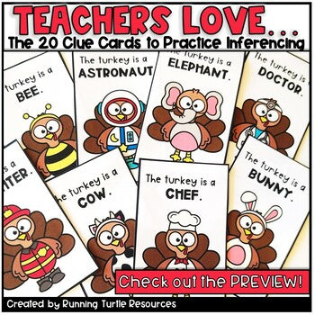 Disguise a Turkey Thanksgiving Reading Activities