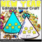 New Years Craft EDITABLE New Year 2023