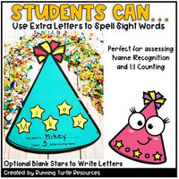 Editable New Years Craft for Preschool and Kindergarten