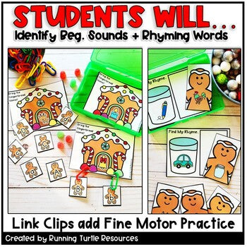 Gingerbread Unit Literacy Centers