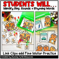 Gingerbread Unit Literacy Centers