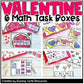 Valentines Day Math Task Cards